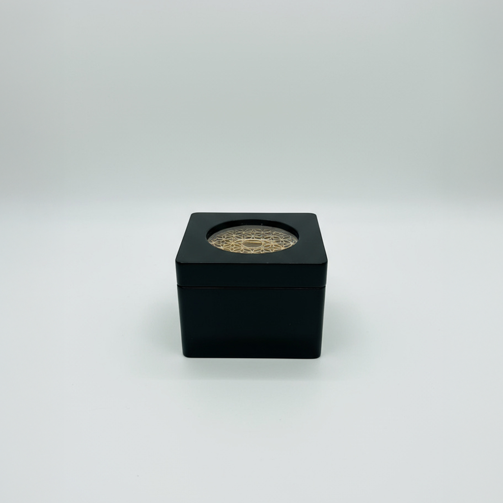 Noor Al-Oud Modern Black & Gold Geometric Bakhoor Burner