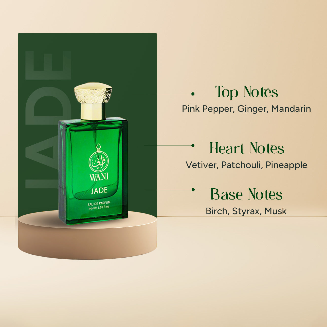 Buy Wani Jade Perfume Men – Wani Perfumes - Main Image